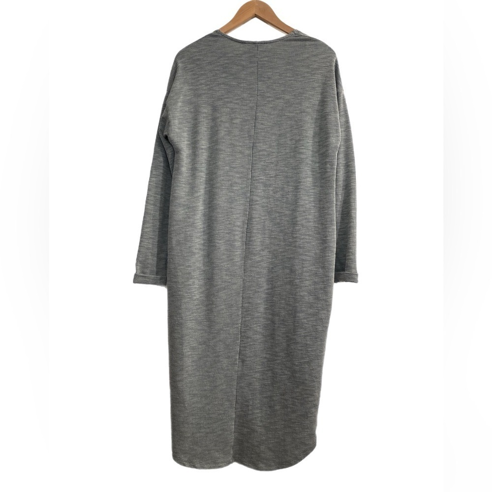 Sunday in Brooklyn long gray open front cardigan - Picture 2 of 4
